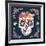 Day of the Dead II-Farida Zaman-Framed Art Print