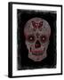 Day of the Dead in Red-Martin Wagner-Framed Art Print