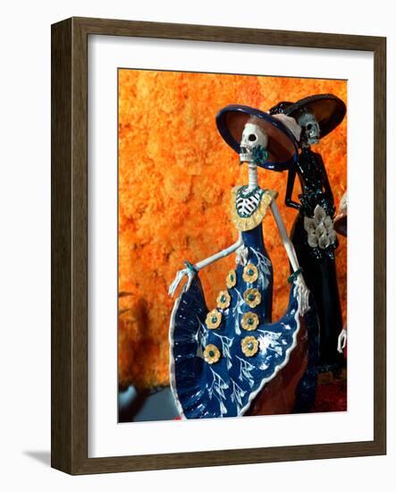 Day of the Dead Offering in Museum of Fine Mexican Art, Mexico-Russell Gordon-Framed Photographic Print