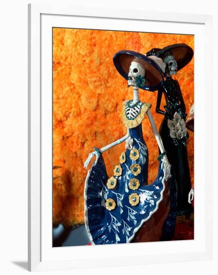 Day of the Dead Offering in Museum of Fine Mexican Art, Mexico-Russell Gordon-Framed Photographic Print