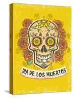 Day of the Dead Poster-bazzier-Stretched Canvas