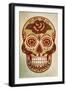 Day of the Dead Skull I-Anna Polanski-Framed Art Print