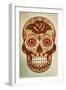 Day of the Dead Skull I-Anna Polanski-Framed Art Print