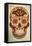 Day of the Dead Skull I-Anna Polanski-Framed Stretched Canvas