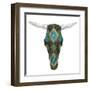 Day of the Dead Skull Mount II-Studio W-Framed Art Print