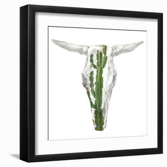 Day of the Dead Skull Mount IX-Studio W-Framed Art Print