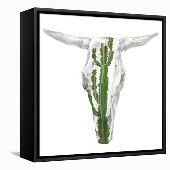 Day of the Dead Skull Mount IX-Studio W-Framed Stretched Canvas