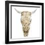 Day of the Dead Skull Mount VII-Studio W-Framed Art Print