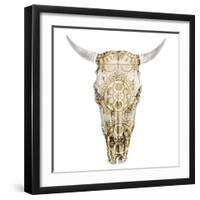 Day of the Dead Skull Mount VII-Studio W-Framed Art Print