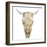 Day of the Dead Skull Mount VII-Studio W-Framed Art Print