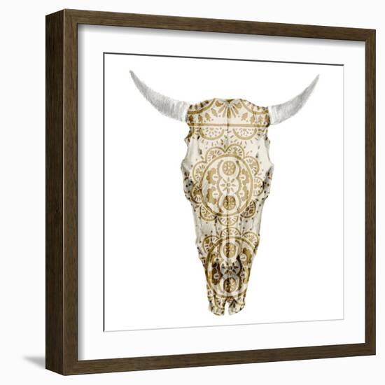 Day of the Dead Skull Mount VII-Studio W-Framed Art Print