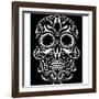 Day of the Dead Skull-lineartestpilot-Framed Photographic Print