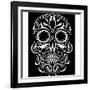 Day of the Dead Skull-lineartestpilot-Framed Photographic Print