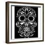 Day of the Dead Skull-lineartestpilot-Framed Photographic Print