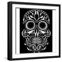 Day of the Dead Skull-lineartestpilot-Framed Photographic Print