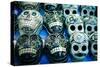 Day of the Dead Souvenir Skulls, Dia De Muertos-AGCuesta-Stretched Canvas