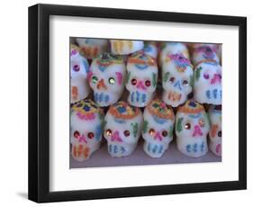 Day of the Dead, Sugar Skull Candy at Abastos Market, Oaxaca, Mexico-Judith Haden-Framed Photographic Print