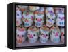 Day of the Dead, Sugar Skull Candy at Abastos Market, Oaxaca, Mexico-Judith Haden-Framed Stretched Canvas