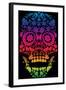 Day of the Dead Sugar Skull Design-lineartestpilot-Framed Art Print