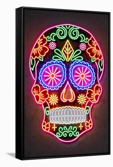 Day of the Dead-Octavian Mielu-Framed Stretched Canvas