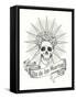 Day of the Dead-Jallom-Framed Stretched Canvas