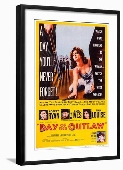 Day of the Outlaw, 1959-null-Framed Art Print