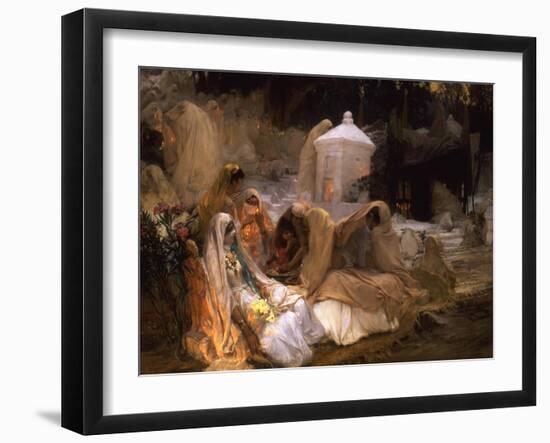 Day of the Prophet at Oued-El-Kebir-Frederick Arthur Bridgman-Framed Giclee Print