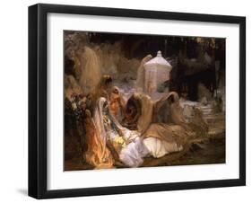 Day of the Prophet at Oued-El-Kebir-Frederick Arthur Bridgman-Framed Giclee Print