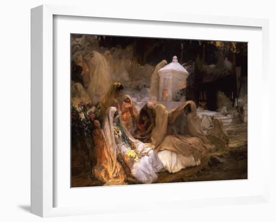 Day of the Prophet at Oued-El-Kebir-Frederick Arthur Bridgman-Framed Giclee Print