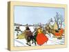 Day On The Ice-Maud & Miska Petersham-Stretched Canvas