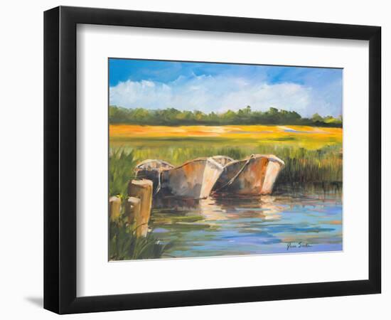 Day on the Lake-Jane Slivka-Framed Art Print