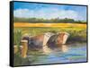 Day on the Lake-Jane Slivka-Framed Stretched Canvas