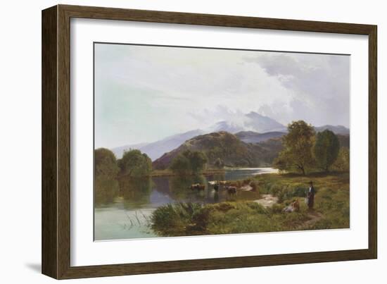 Day on the River, North Wales-Sidney Richard Percy-Framed Giclee Print