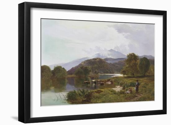 Day on the River, North Wales-Sidney Richard Percy-Framed Giclee Print