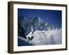 Day One of the Haute Route-Chamonix to Zermatt in the Alps, Chamonix, Haute Savoie, France, Europe-Maxwell Duncan-Framed Photographic Print