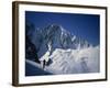 Day One of the Haute Route-Chamonix to Zermatt in the Alps, Chamonix, Haute Savoie, France, Europe-Maxwell Duncan-Framed Photographic Print