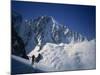 Day One of the Haute Route-Chamonix to Zermatt in the Alps, Chamonix, Haute Savoie, France, Europe-Maxwell Duncan-Mounted Photographic Print