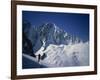 Day One of the Haute Route-Chamonix to Zermatt in the Alps, Chamonix, Haute Savoie, France, Europe-Maxwell Duncan-Framed Photographic Print