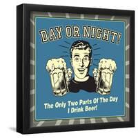 Day or Night-Retrospoofs-Framed Poster