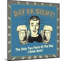 Day or Night-Retrospoofs-Mounted Poster