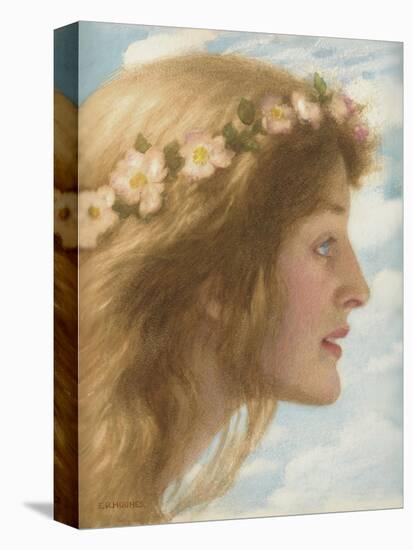 Day (Pencil and Watercolour)-Edward Robert Hughes-Stretched Canvas