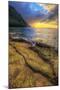 Day's End at Ke'e Beach, Na Pali Coast, Kauai-Vincent James-Mounted Photographic Print