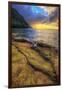 Day's End at Ke'e Beach, Na Pali Coast, Kauai-Vincent James-Framed Photographic Print