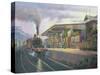 Day's End - Morpeth-John Bradley-Stretched Canvas