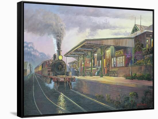 Day's End - Morpeth-John Bradley-Framed Stretched Canvas