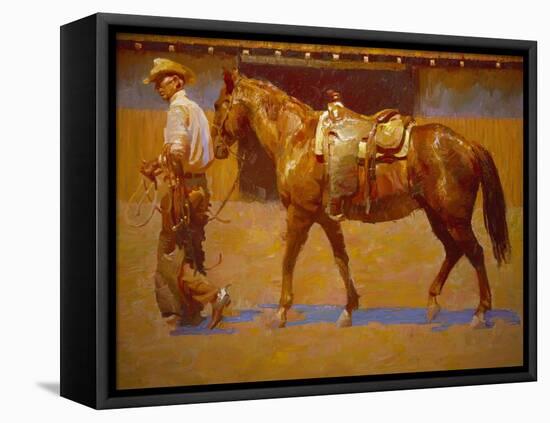 Day's End-John Asaro-Framed Stretched Canvas