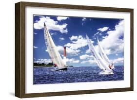 Day Sailing I-Alan Hausenflock-Framed Photographic Print