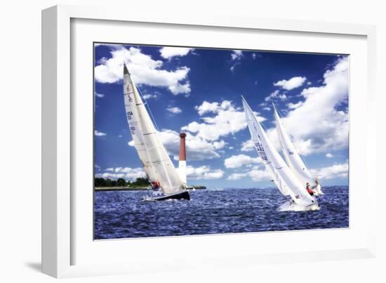 Day Sailing I-Alan Hausenflock-Framed Photographic Print