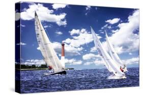 Day Sailing I-Alan Hausenflock-Stretched Canvas