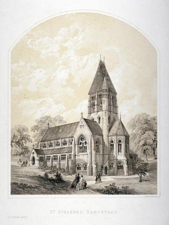 Church of St Stephen, Rosslyn Hill, Hampstead, London, C1870